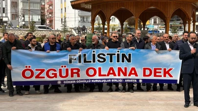 Amasya’da Filistin İçin Tek Yürek