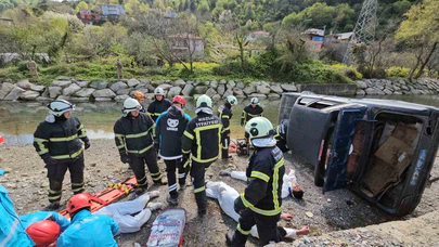 "Sel ve Taşkın Tatbikatı: Gerçek Senaryolarla Tam Not Aldı"