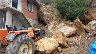 Amasya’da Heyelan Paniği