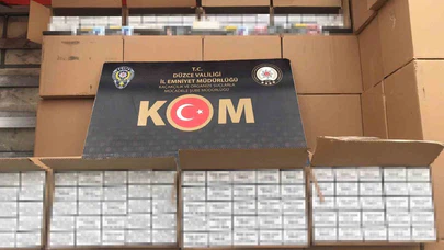 Kaçakçılığa Darbe: Binlerce Makaron ve Kaçak İçki Ele Geçirildi