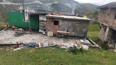 Sobadan Sıçrayan Kıvılcım Felakete Dönüştü: Ev Küle Döndü
