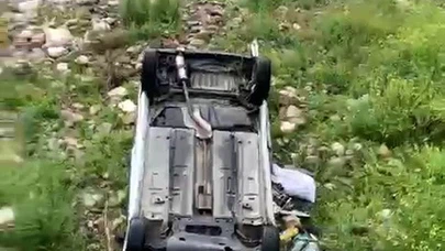 Dere Yatağına Uçan Araçta Can Pazarı
