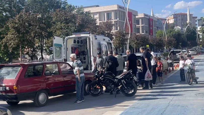 Çorum’da otomobil ile motosiklet çarpıştı: 1 yaralı