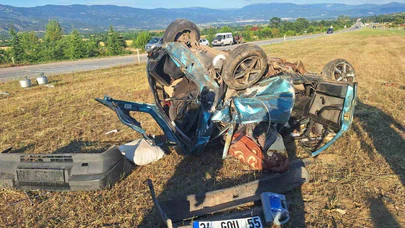 İki Otomobil Çarpıştı! Kazada 4 Kişi Yaralandı, 1'inin Durumu Ağır