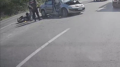 Motosiklet Sürücüsü Feci Kazada Hayatını Kaybetti