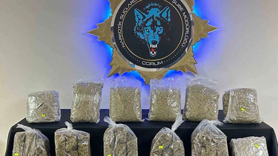 Çorum’da 9 kilo skunk ele geçirildi: 1 tutuklama