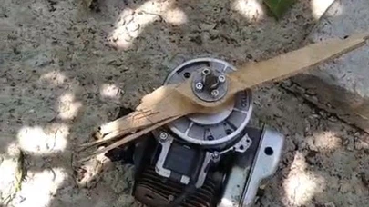 Evin Bahçesine İHA Düştü! Büyük Gürültüyle Alev Aldı