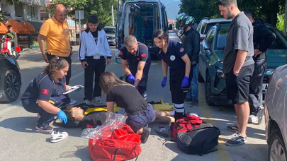 Zincirleme Kaza: Motosiklet Sürücüsü Yaralandı