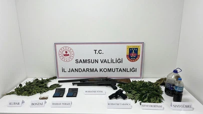 Uyuşturucu Operasyonu! Kenevir, Esrar ve Silah Ele Geçirildi