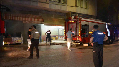 Fırında Duman Paniği! Yanan Fındık Kabuğu Çuvalı Korkuttu