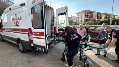 Otomobile Çarpmamak İsterken Devrildi