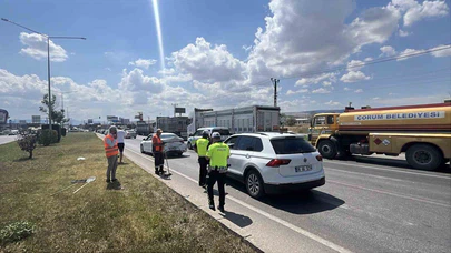 Çorum’da Cip Otomobile Arkadan Çarptı: 5 Yaralı