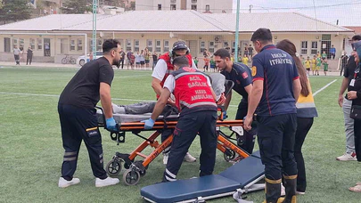 Çorum’da parmağı kopan çocuk için helikopter ambulans havalandı
