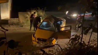 Ticari Taksi Şarampole Uçtu: Sürücü Hayatını Kaybetti!