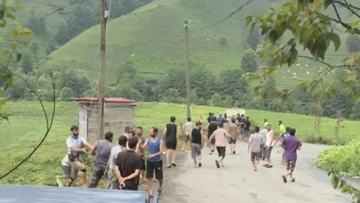 Mevsimlik çay işçileri arasında Sıra Kavgası