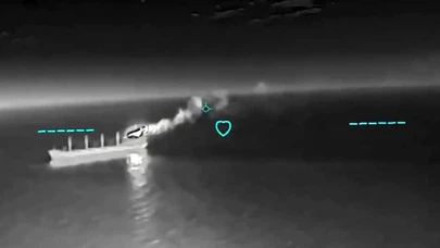 Türk Gemisine Dron Saldırısının Görüntüleri Ortaya Çıktı