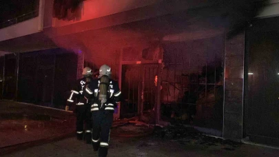 Çorum’da bir iş yerine ait depoda çıkan yangın korkuttu