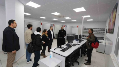 Hastane acil servisinde yeşil alan yenilendi