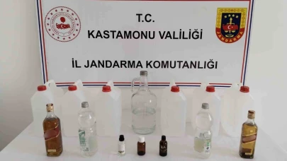 Jandarmadan sahte içki operasyonu
