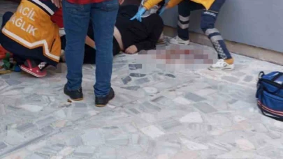 Yüksekten düşen genç yaralandı