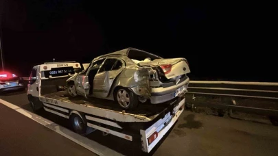 TEM Otoyolu’nda feci kaza: 1’i ağır 3 yaralı