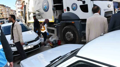 Çöp kamyonunun çarptığı yaşlı adam öldü
