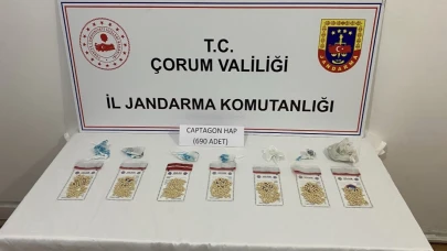 Çorum jandarmasından zehir tacirlerine geçit yok: 7 tutuklama