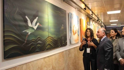 Çorum’da sanatçılar resimlerini şehit öğretmenler için yaptı