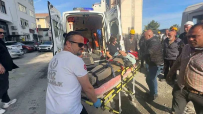 Özel hastane inşaatında iş kazası: 1 yaralı