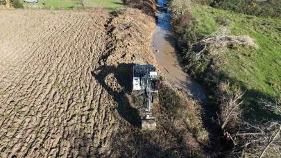 Dere taşkınlarına müdahale