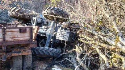 Traktör kazası: 3 yaralı