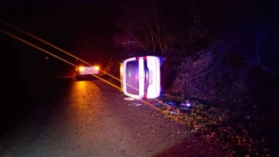 Otomobil kontrolden çıktı: 1 yaralı