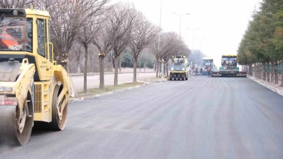 Çorum OSB’ye bin 700 ton asfalt serildi
