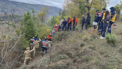 Düştüğü çalılık mezarı oldu