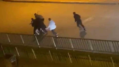 Bir genç, 4 kişi tarafından böyle darbedildi