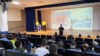 Çorum Belediye personeline yol güvenliği eğitimi