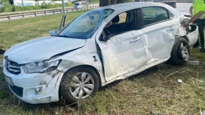 Tır ile otomobil çarpıştı: 1 yaralı