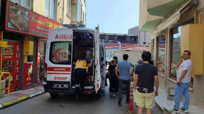 Otomobilin çarptığı yaya yaralandı
