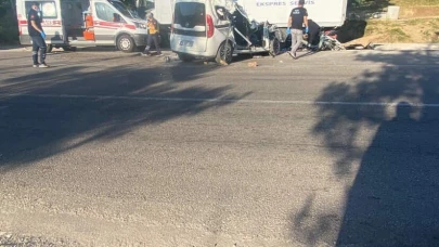Feci kazada 2 ölü, 3 yaralı
