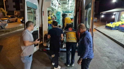 Bisikletinden düşen yaşlı adam yaralandı