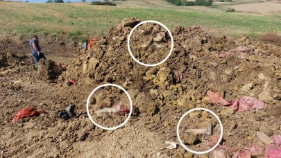 Drenaj çalışmasında bulunan insan ayakları polisi alarma geçirdi
