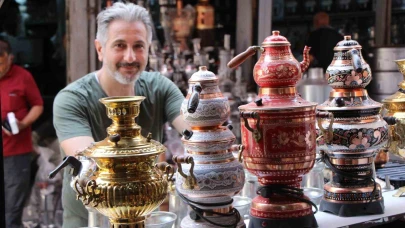 İstanbul’da taksiciliği bırakıp memleketine döndü, şehrin son semavercisi oldu