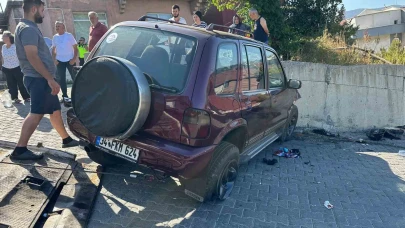 Otomobilin freni boşaldı, iki araca çarptı; 4 yaralı