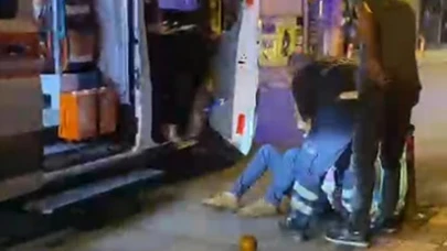 Alkollü şahıs caddeyi karıştırdı