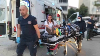 3 tekerlekli bisiklet devrildi: 2 yaralı