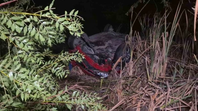 Otomobil şarampole uçtu: 3 yaralı