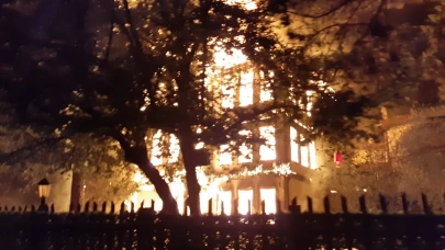 Tarihi konakta kundaklama şüphesi: 2 tutuklama