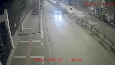 Amasya’da trafik kazaları kamerada