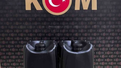 10 litre etil alkol ele geçirildi