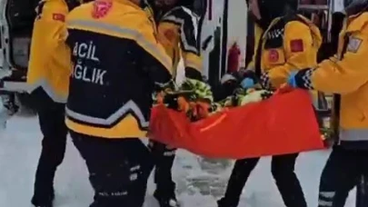 79 yaşındaki hastanın imdadına arazi tipi ambulans yetişti